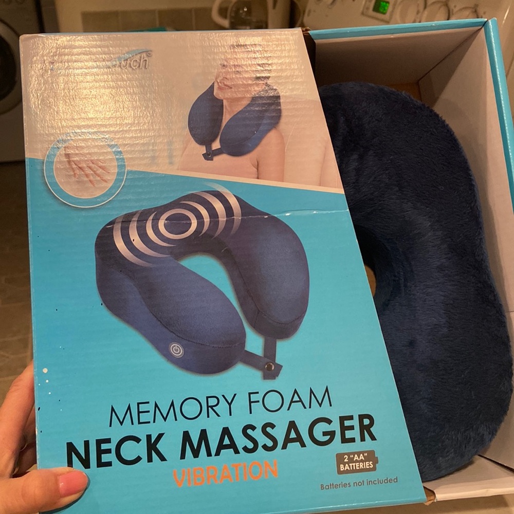 New Health touch memory foam neck massager